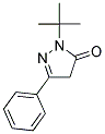 2-TERT-BUTYL-5-PHENYL-2,4-DIHYDRO-PYRAZOL-3-ONE 结构式