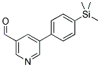 5-[4-(TRIMETHYLSILYL)PHENYL]NICOTINALDEHYDE 结构式