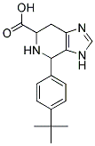 4-(4-TERT-BUTYL-PHENYL)-4,5,6,7-TETRAHYDRO-3H-IMIDAZO[4,5-C]PYRIDINE-6-CARBOXYLIC ACID 结构式