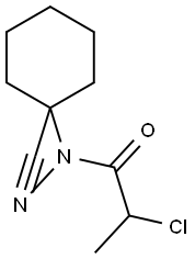 2-CHLORO-N-(1-CYANOCYCLOHEXYL)-N-METHYLPROPANAMIDE 结构式