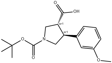 BOC-(TRANS)-4-(3-HYDROXY-PHENYL)-PYRROLIDINE-3-CARBOXYLIC ACID