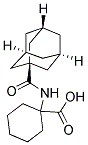 1-[(1-ADAMANTYLCARBONYL)AMINO]CYCLOHEXANECARBOXYLIC ACID 结构式