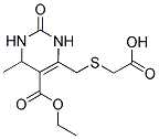 ({[5-(ETHOXYCARBONYL)-6-METHYL-2-OXO-1,2,3,6-TETRAHYDROPYRIMIDIN-4-YL]METHYL}THIO)ACETIC ACID 结构式