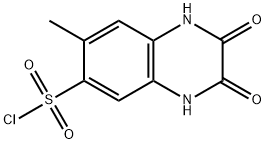 7-甲基-2,3-二氧代-1,2,3,4-四氢喹喔啉-6-磺酰氯 结构式