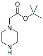 Piperazine-1-acetic acid tert-butyl ester 结构式