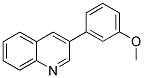 3-(3-METHOXYPHENYL)QUINOLINE 结构式