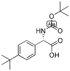 (S)-TERT-BUTOXYCARBONYLAMINO-(4-TERT-BUTYL-PHENYL)-ACETIC ACID 结构式