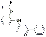 N-[2-(DIFLUOROMETHOXY)PHENYL]-3-OXO-3-PHENYLPROPANAMIDE 结构式