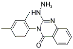 3-(2,4-DIMETHYLPHENYL)-2-HYDRAZINOQUINAZOLIN-4(3H)-ONE 结构式