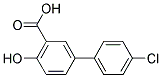 4'-CHLORO-4-HYDROXY[1,1'-BIPHENYL]-3-CARBOXYLIC ACID 结构式