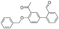 3'-Acetyl-4'-(benzyloxy)[1,1'-biphenyl]-2-carbaldehyde 结构式