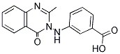 3-(2-METHYL-4-OXO-4 H-QUINAZOLIN-3-YLAMINO)-BENZOIC ACID 结构式