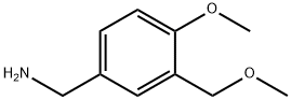 [4-METHOXY-3-(METHOXYMETHYL)BENZYL]AMINE 结构式