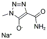 SODIUM 4-(AMINOCARBONYL)-1-METHYL-1H-1,2,3-TRIAZOL-5-OLATE 结构式