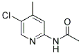 N-(5-CHLORO-4-METHYL-PYRIDIN-2-YL)-ACETAMIDE 结构式