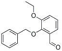 2-(BENZYLOXY)-3-ETHOXYBENZALDEHYDE 结构式