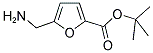 5-Aminomethyl-furan-2-carboxylic acid tert-butyl ester 结构式