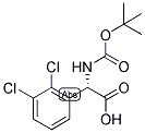 (S)-TERT-BUTOXYCARBONYLAMINO-(2,3-DICHLORO-PHENYL)-ACETIC ACID 结构式