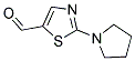 2-PYRROLIDIN-1-YL-THIAZOLE-5-CARBALDEHYDE 结构式