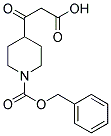 3-(1-(BENZYLOXYCARBONYL)PIPERIDIN-4-YL)-3-OXOPROPANOIC ACID 结构式