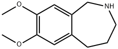 7,8-DIMETHOXY-2,3,4,5-TETRAHYDRO-2-BENZAZEPINE 结构式