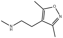 N-[2-(3,5-DIMETHYL-4-ISOXAZOLYL)ETHYL]-N-METHYLAMINE 结构式