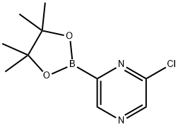 6-氯吡嗪-2-硼酸频那醇酯 结构式
