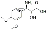 3-(R)-AMINO-2-(R)-HYDROXY-3-(3,4-DIMETHOXY-PHENYL)-PROPIONIC ACID 结构式