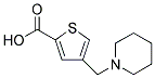 4-(PIPERIDIN-1-YLMETHYL)THIOPHENE-2-CARBOXYLIC ACID 结构式