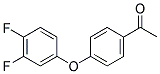 4'-(3,4-二氟苯氧基)苯乙酮 结构式