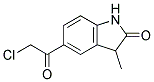 5-(CHLOROACETYL)-3-METHYL-1,3-DIHYDRO-2H-INDOL-2-ONE 结构式