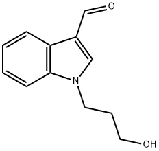 1-(3-羟丙基)-1H-吲哚-3-甲醛 结构式