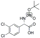 (S)-TERT-BUTOXYCARBONYLAMINO-(3,4-DICHLORO-PHENYL)-ACETIC ACID 结构式