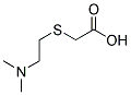 2-(2-(DIMETHYLAMINO)ETHYLTHIO)ACETIC ACID 结构式