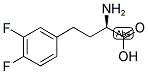 (R)-2-AMINO-4-(3,4-DIFLUORO-PHENYL)-BUTYRIC ACID 结构式