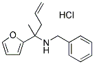 BENZYL-(1-FURAN-2-YL-1-METHYL-BUT-3-ENYL)-AMINE HYDROCHLORIDE 结构式