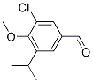 3-CHLORO-5-ISOPROPYL-4-METHOXYBENZALDEHYDE 结构式