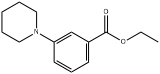 3-PIPERIDIN-1-YL-BENZOIC ACID ETHYL ESTER 结构式