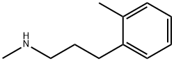 METHYL-(3-O-TOLYL-PROPYL)-AMINE 结构式