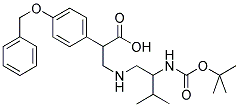 2-(4-BENZYLONY-PHENYL)-3-(2-TERT-BUTOXYCARBNYLAMINO-3-METHYLBUTYLAMINO)-PROPIONIC ACID 结构式