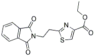 ETHYL 2-[2-(1,3-DIOXO-1,3-DIHYDRO-2H-ISOINDOL-2-YL)ETHYL]-1,3-THIAZOLE-4-CARBOXYLATE 结构式