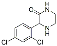 3-(2,4-DICHLORO-PHENYL)-PIPERAZIN-2-ONE 结构式