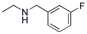 N-(3-FLUOROBENZYL)ETHANAMINE 结构式