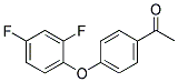 4'-(2,4-DIFLUOROPHENOXY)ACETOPHENONE 结构式