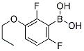 2,6-Difluoro-3-propoxyphenylboronic acid 结构式