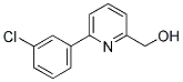 [6-(3-CHLOROPHENYL)PYRIDIN-2-YL]METHANOL 结构式