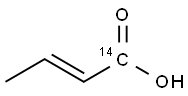 CIS,TRANS CROTONIC ACID [1-14C] 结构式