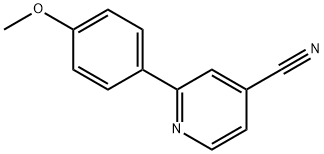 2-(4-甲氧基苯基)异烟腈 结构式