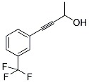 4-[3-(TRIFLUOROMETHYL)PHENYL]-3-BUTYN-2-OL 结构式