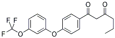 1-[4-(3-TRIFLUOROMETHOXY-PHENOXY)-PHENYL]-HEXANE-1,3-DIONE 结构式
